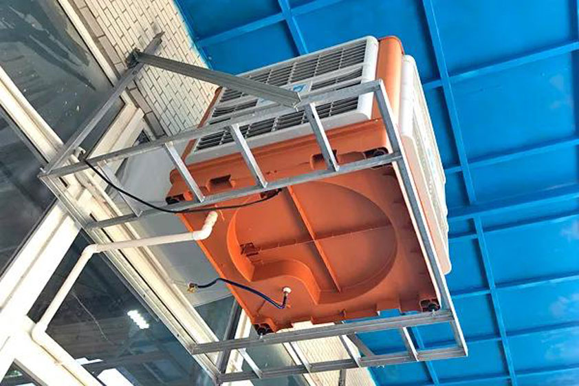 潤東方環(huán)?？照{(diào)解決車間高溫悶熱 送清涼