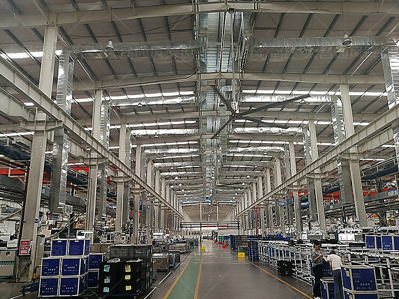 汽車(chē)配件鋼結(jié)構(gòu)廠房降溫方案大揭秘：多管齊下破解“熱”難題