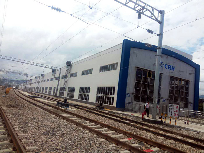 福建上杭火車站安裝潤(rùn)東方環(huán)?？照{(diào)工程案例