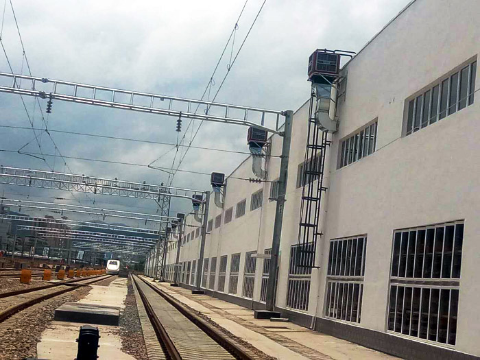 火車站高鐵站安裝節(jié)能環(huán)?？照{(diào)